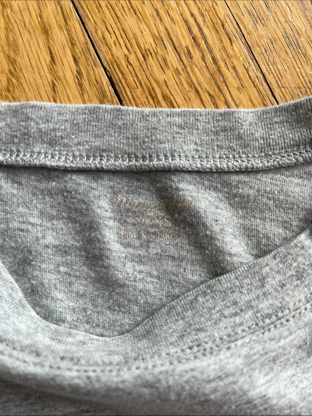 Cotton Light Grey Madewell Tee XS